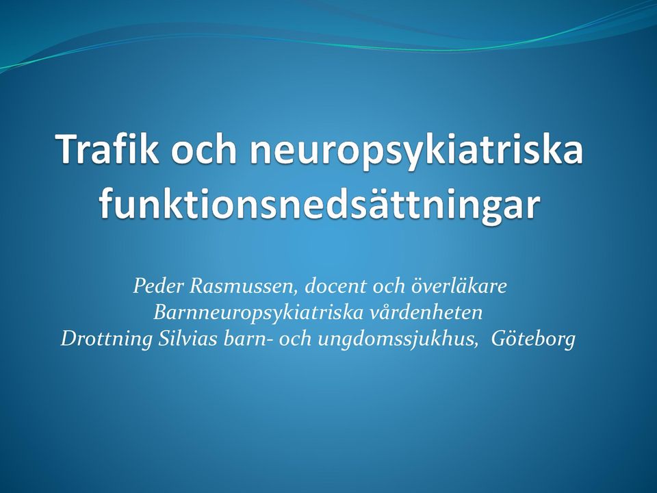 Barnneuropsykiatriska