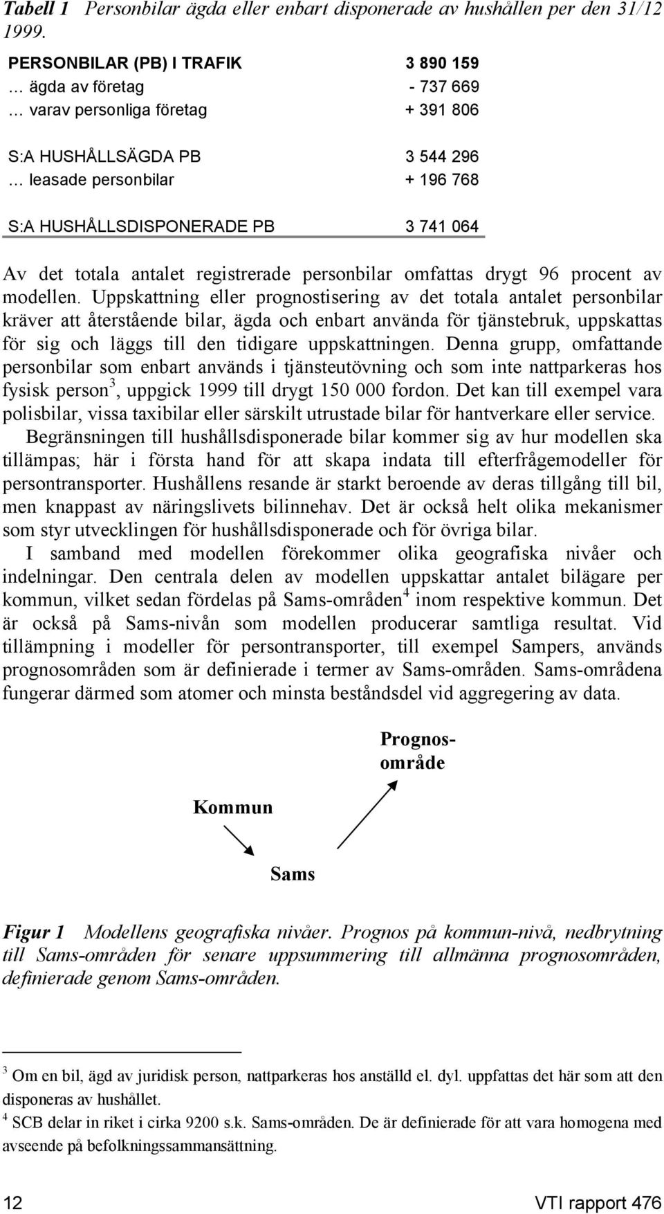 det totala antalet registrerade personbilar omfattas drygt 96 procent av modellen.