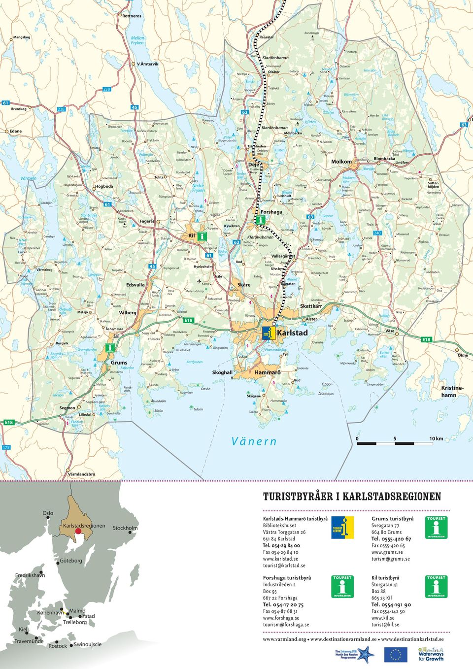 Örten Getmossen 237 Östmarken Tida- 63 Edet Klarälvsbanan Gunnarsbytorp Ulvsby fors Acksjön Edane Torpsjön Stora Mölnbacka Näs Nordby Jonsbyn Böckeln Visten Tjärn Acksjön Bodetta Frykåsen