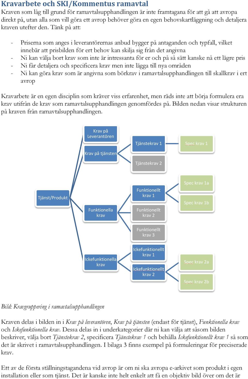 Tänk på att: - Priserna som anges i leverantörernas anbud bygger på antaganden och typfall, vilket innebär att prisbilden för ert behov kan skilja sig från det angivna - Ni kan välja bort krav som