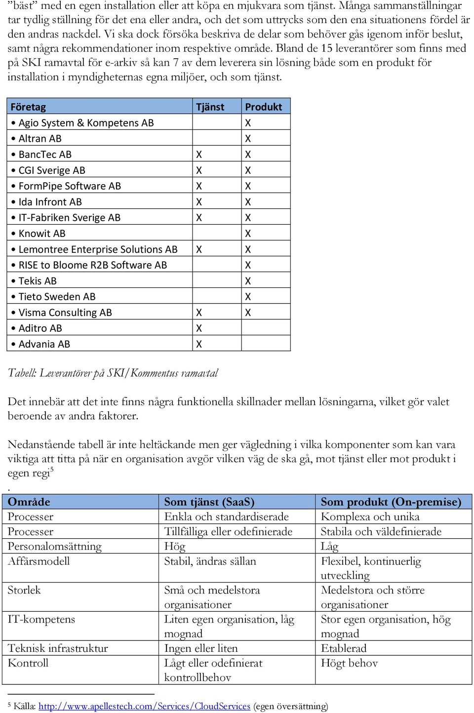 Vi ska dock försöka beskriva de delar som behöver gås igenom inför beslut, samt några rekommendationer inom respektive område.