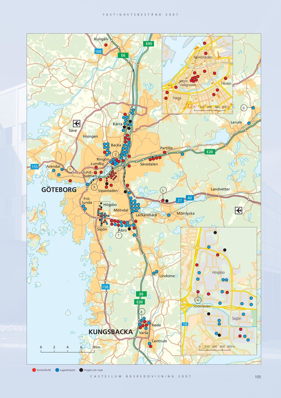 Landvetter 27 Högsbo Mölnlycke Lackarebäck Sisjön Åbro 7 Högsbo Lindome 18 E E2 Söderleden 8