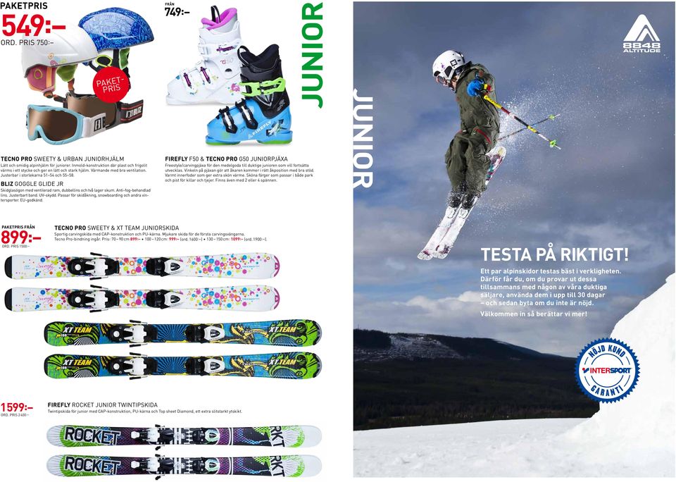 BLIz Goggle glide jr Skidglasögon med ventilerad ram, dubbellins och två lager skum. Anti-fog-behandlad lins. Justerbart band. UV-skydd. Passar för skidåkning, snowboarding och andra vintersporter.