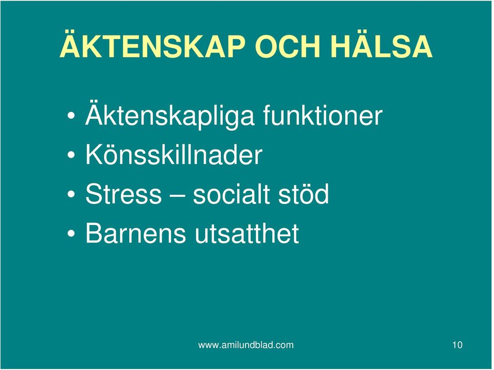 Könsskillnader Stress socialt