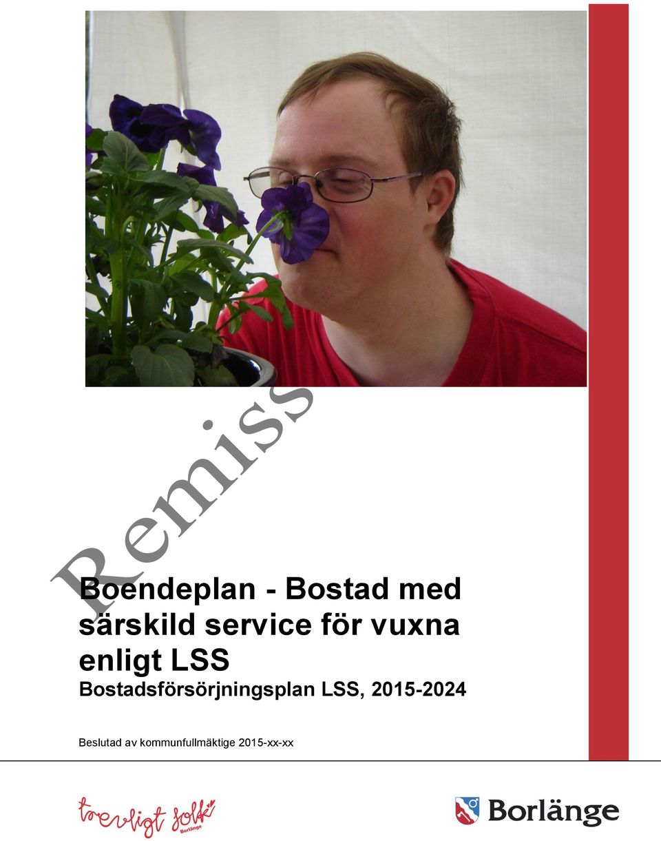 Bostadsförsörjningsplan LSS,