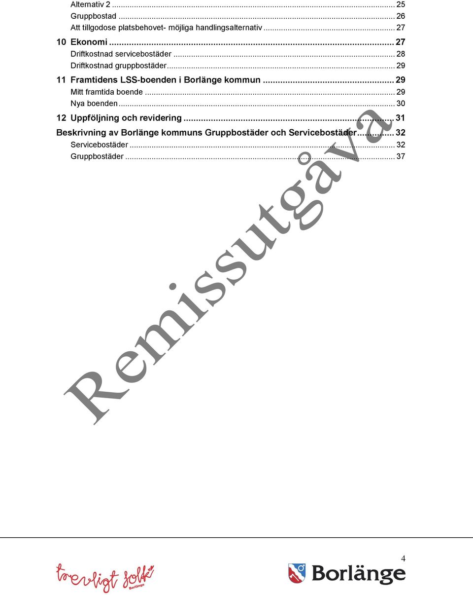 .. 29 11 Framtidens LSS-boenden i Borlänge kommun... 29 Mitt framtida boende... 29 Nya boenden.