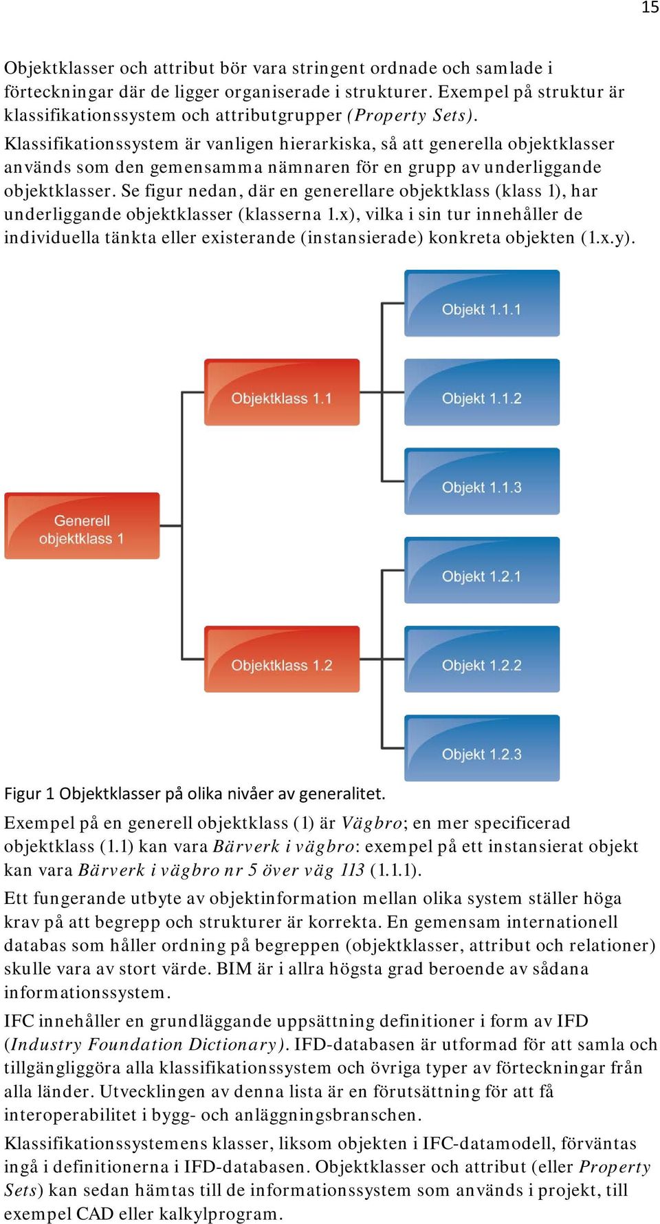 Klassifikationssystem är vanligen hierarkiska, så att generella objektklasser används som den gemensamma nämnaren för en grupp av underliggande objektklasser.