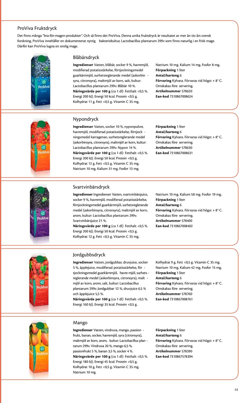 Blåbärsdryck Ingredienser Vatten, blåbär, socker 9 %, havremjöl, modifierad potatisstärkelse, förtjockningsmedel guarkärnmjöl, surhetsreglerande medel (askorbin - syra, citronsyra), maltmjöl av korn,