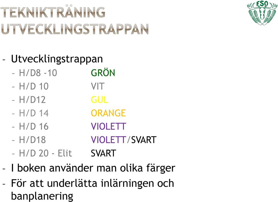 VIOLETT/SVART - H/D 20 - Elit SVART - I boken använder