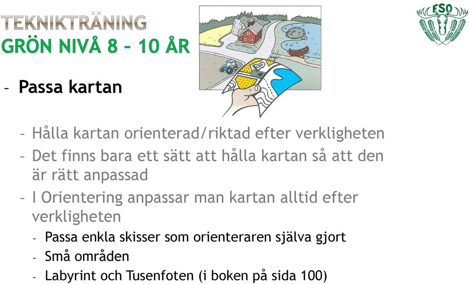 anpassar man kartan alltid efter verkligheten - Passa enkla skisser som