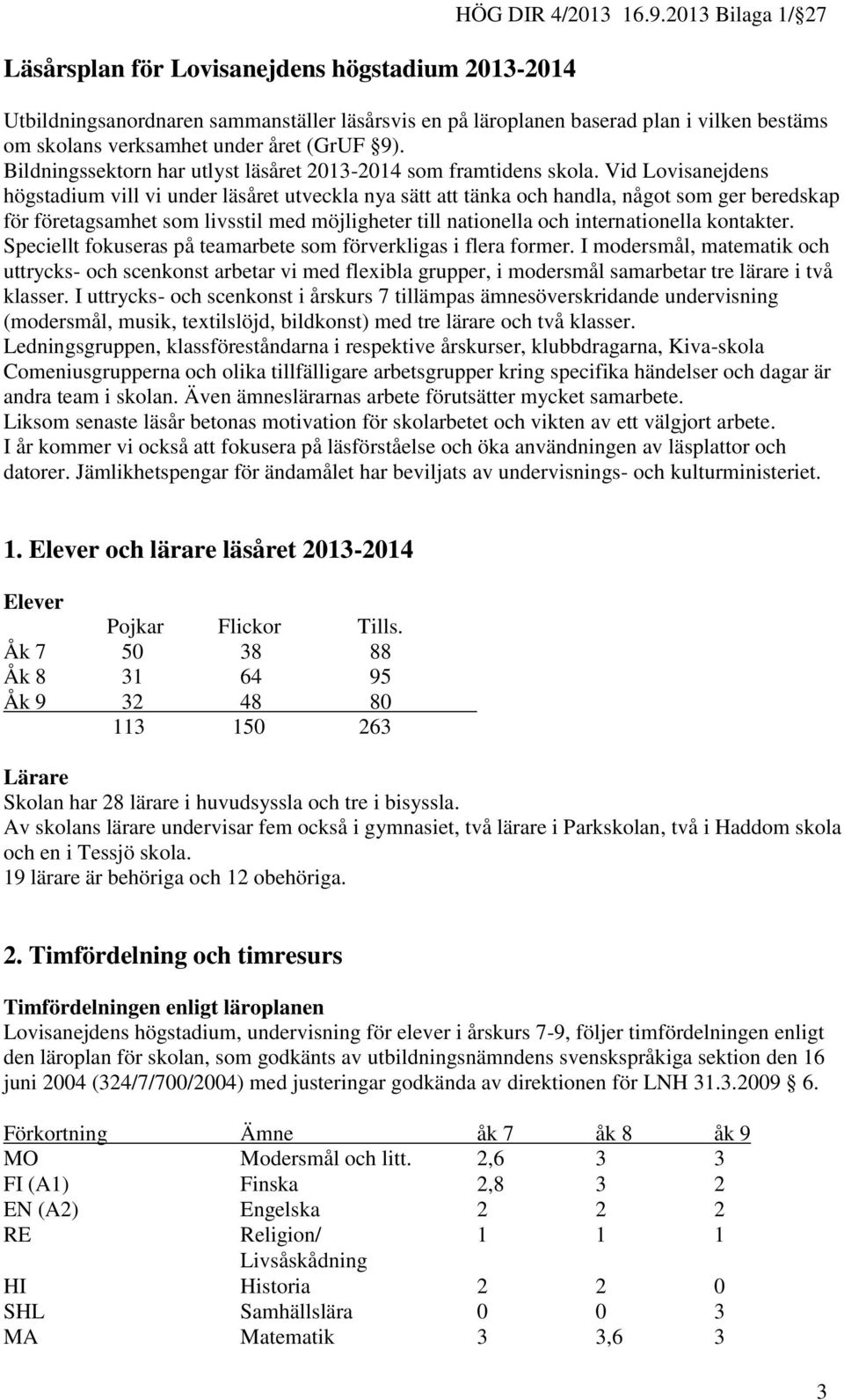 Bildningssektorn har utlyst läsåret 2013-2014 som framtidens skola.