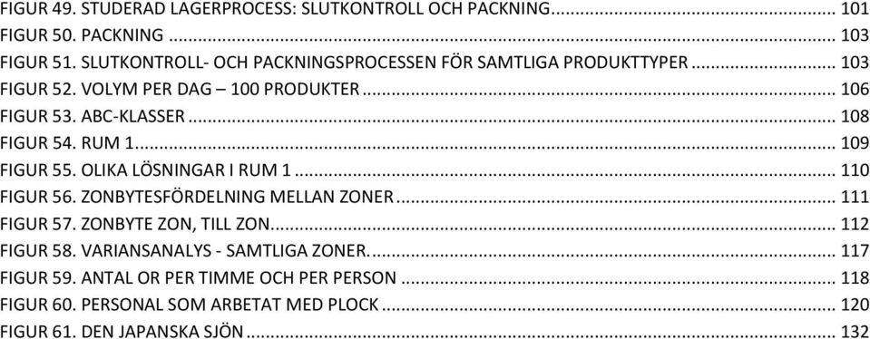 .. 108 FIGUR 54. RUM 1... 109 FIGUR 55. OLIKA LÖSNINGAR I RUM 1... 110 FIGUR 56. ZONBYTESFÖRDELNING MELLAN ZONER... 111 FIGUR 57.