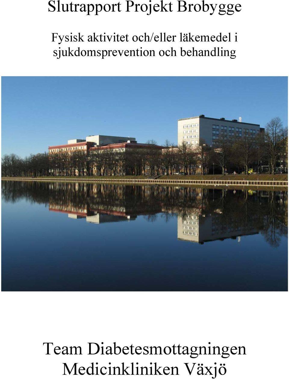 sjukdomsprevention och behandling