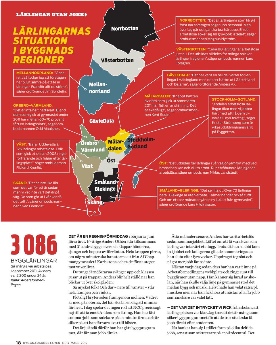 Det utbildas alldeles för många snickarlärlingar i regionen, säger ombudsmannen Lars Forsgren. MELLANNORRLAND: Generellt så tycker jag att företagen har blivit sämre på att ta in lärlingar.
