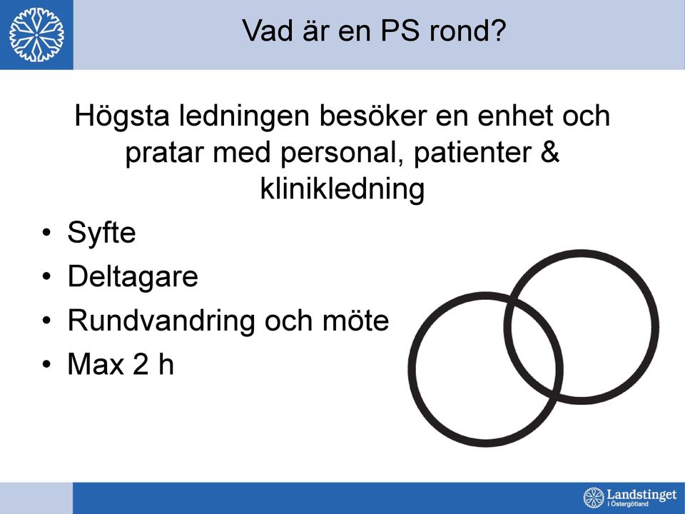 pratar med personal, patienter &