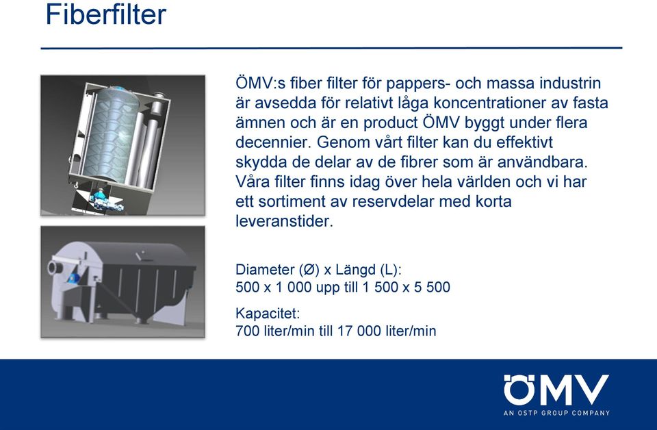 Genom vårt filter kan du effektivt skydda de delar av de fibrer som är användbara.