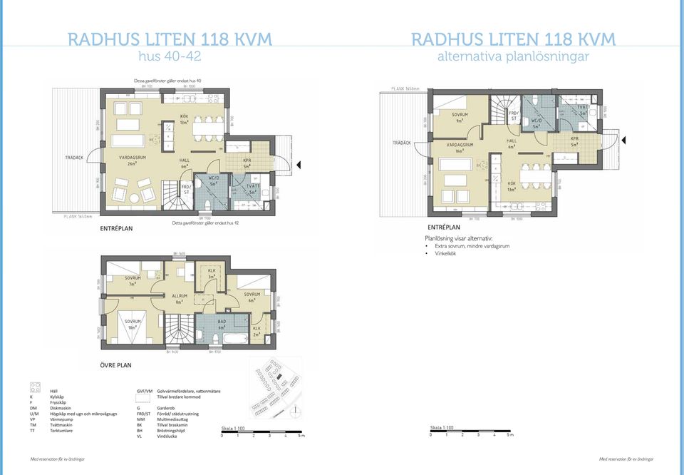 endast hus 40 Detta gavelfönster gäller endast hus 42