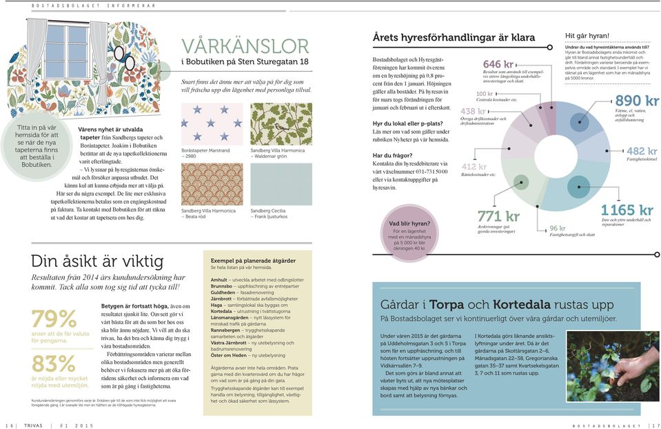 Det känns kul att kunna erbjuda mer att välja på. Här ser du några exempel. De lite mer exklusiva tapet kollektionerna betalas som en engångs kostnad på faktura.