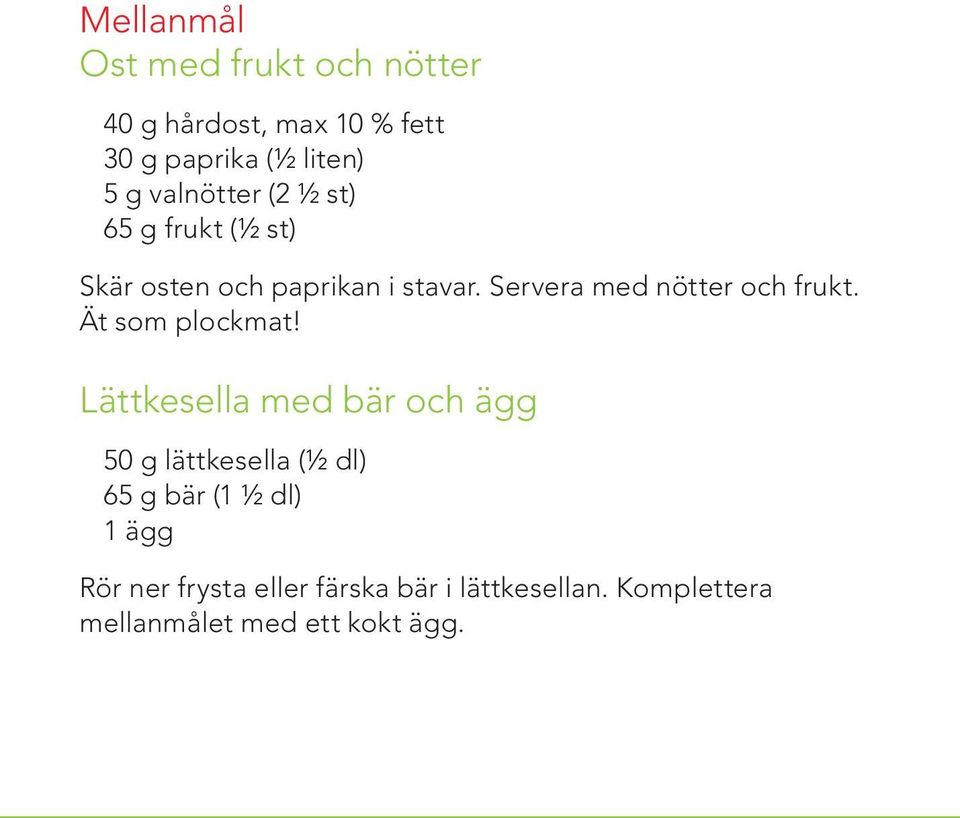 Servera med nötter och frukt. Ät som plockmat!