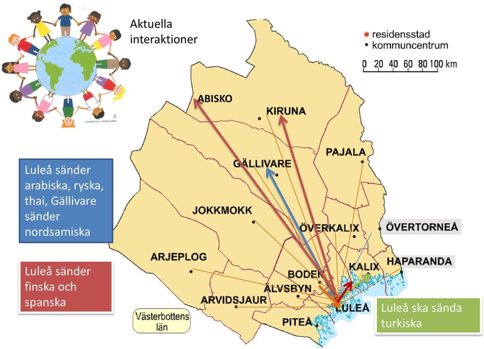 Gällivare sänder nordsamiska Luleå