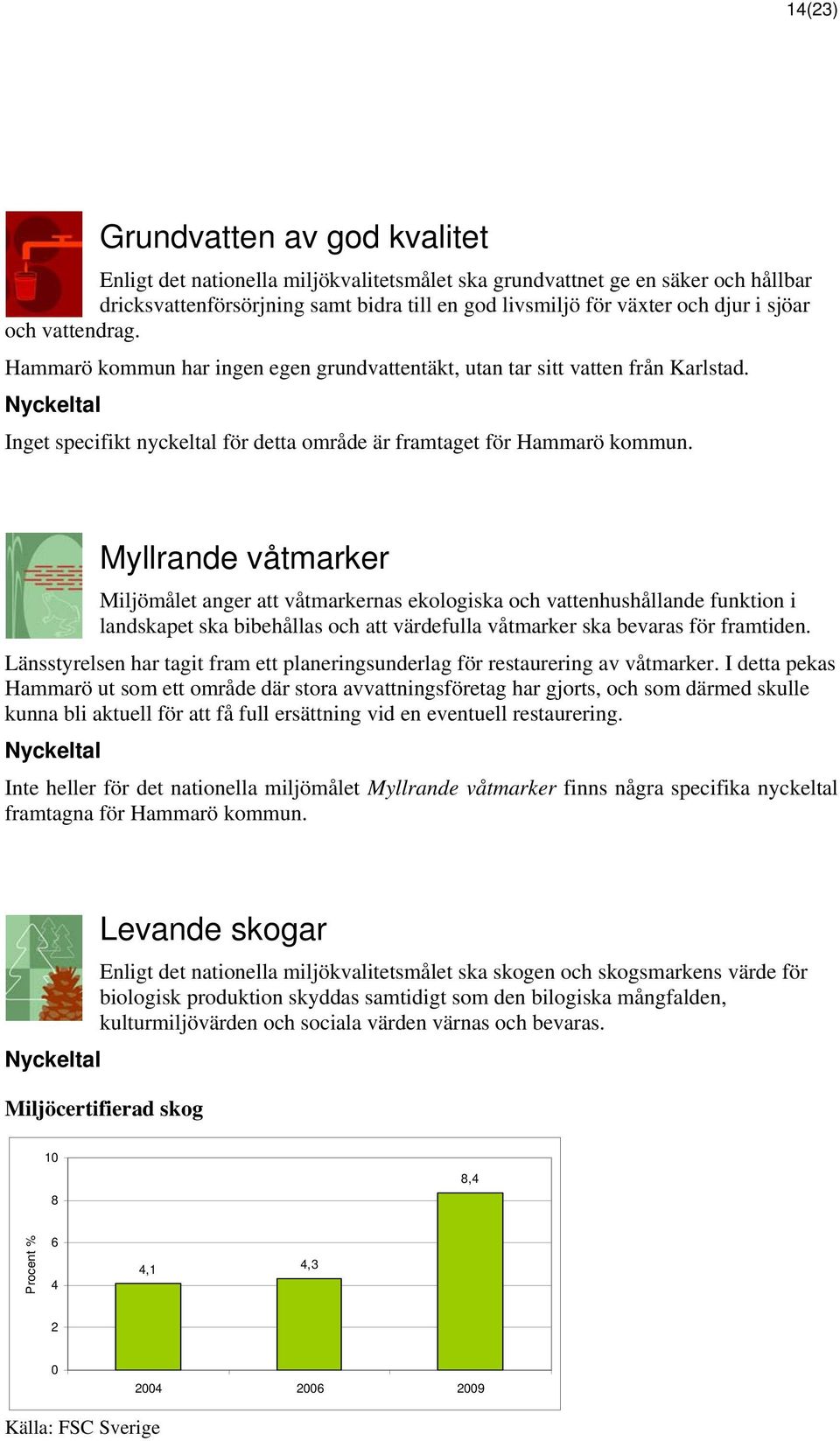 Myllrande våtmarker Miljömålet anger att våtmarkernas ekologiska och vattenhushållande funktion i landskapet ska bibehållas och att värdefulla våtmarker ska bevaras för framtiden.