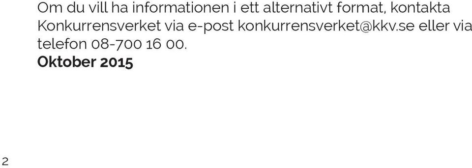 Konkurrensverket via e-post