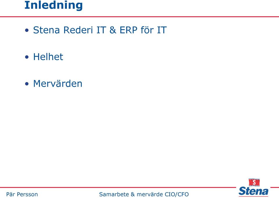 IT & ERP för