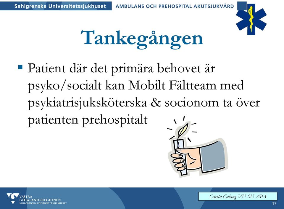 Fältteam med psykiatrisjuksköterska &