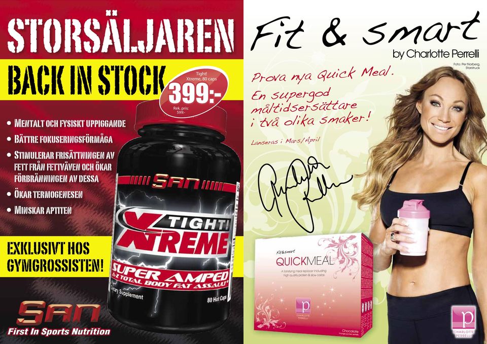 Minskar aptiten Tight! Xtreme, 80 caps 399:- 599:- Prova nya Quick Meal.