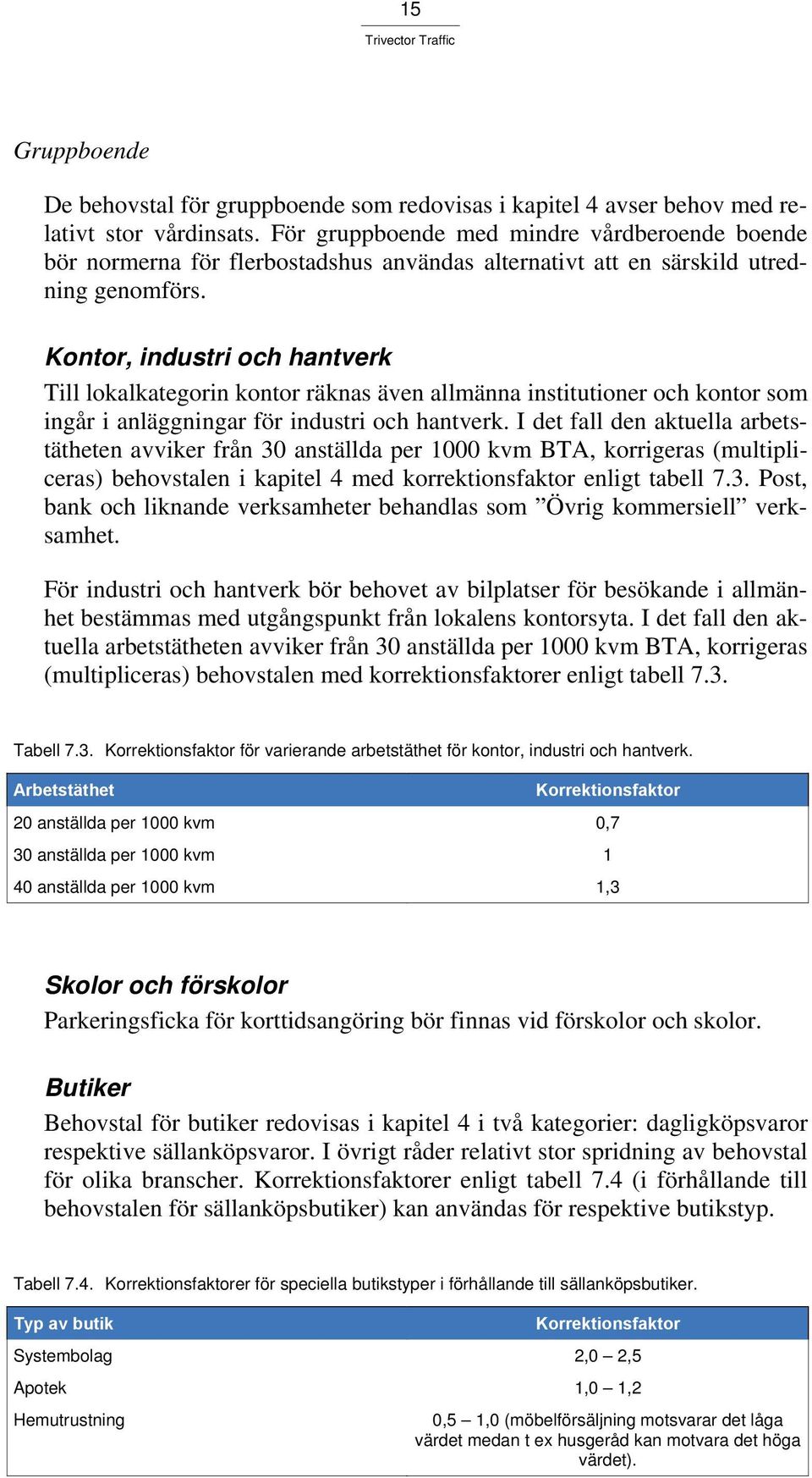 Kontor, industri och hantverk Till lokalkategorin kontor räknas även allmänna institutioner och kontor som ingår i anläggningar för industri och hantverk.