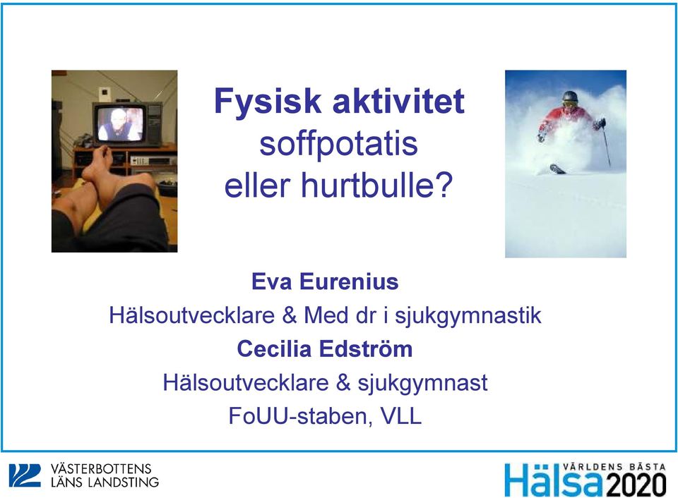 Eva Eurenius Hälsoutvecklare & Med dr i