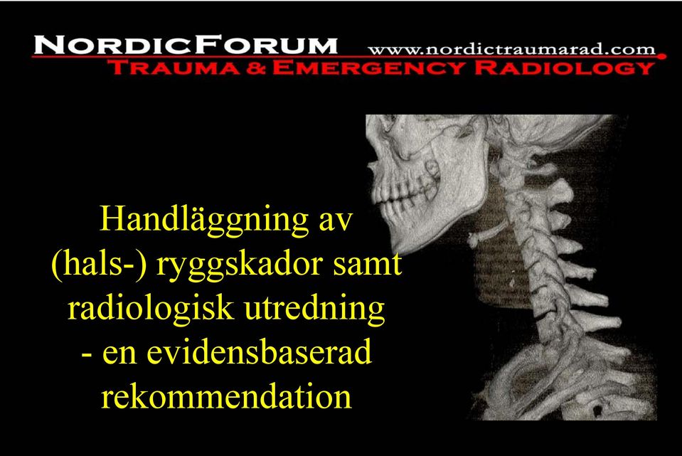 radiologisk utredning -