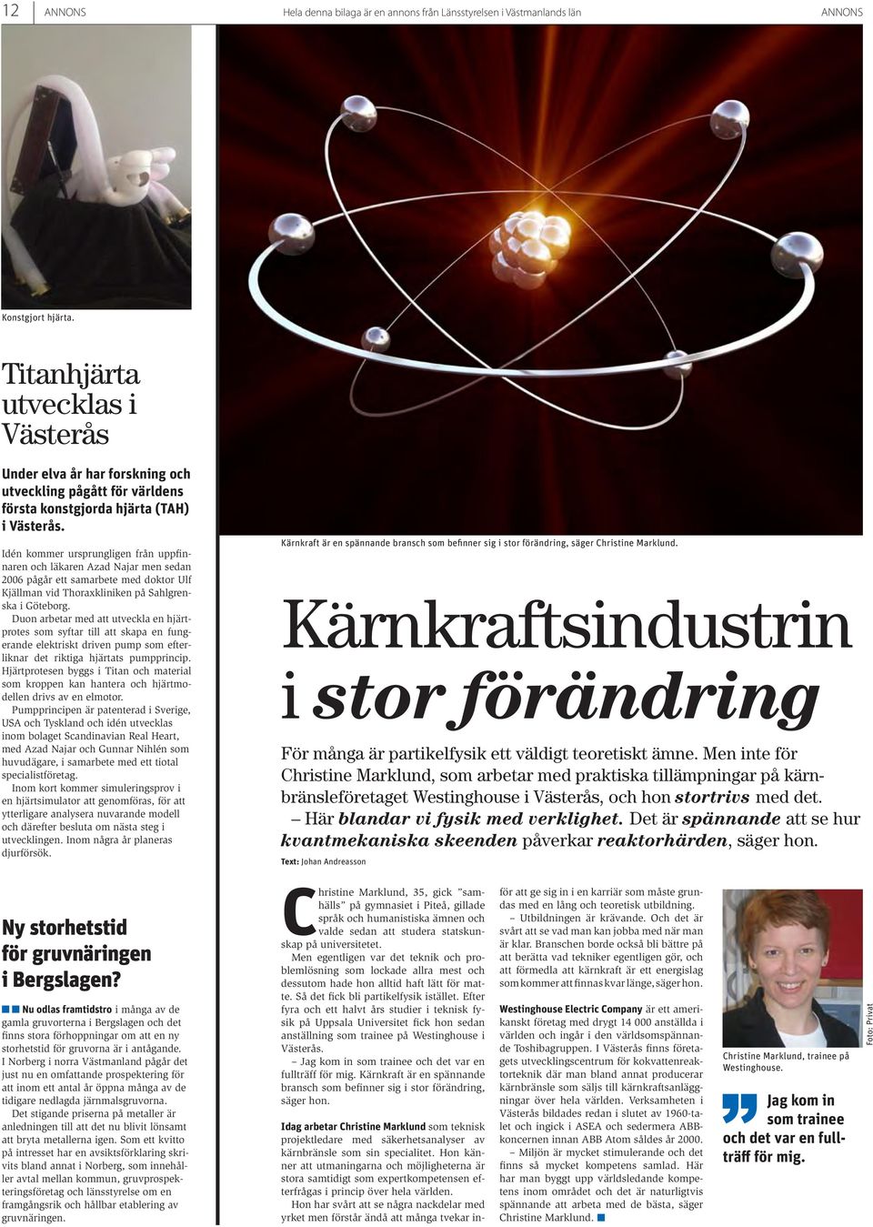 Idén kommer ursprungligen från uppfinnaren och läkaren Azad Najar men sedan 2006 pågår ett samarbete med doktor Ulf Kjällman vid Thoraxkliniken på Sahlgrenska i Göteborg.