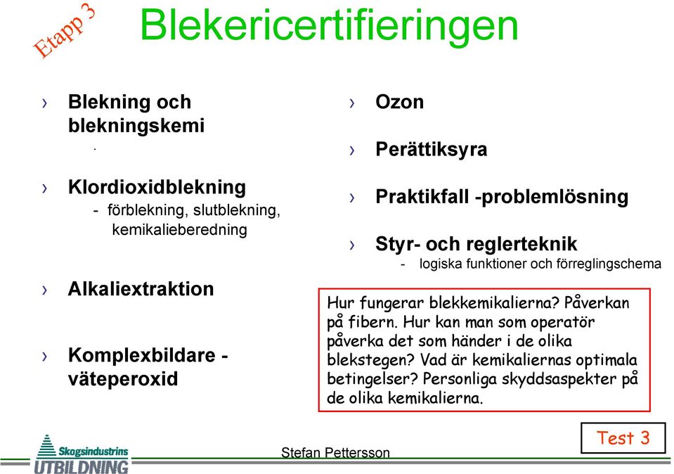 Perättiksyra Praktikfall -problemlösning Styr- och reglerteknik - logiska funktioner och förreglingschema Hur fungerar