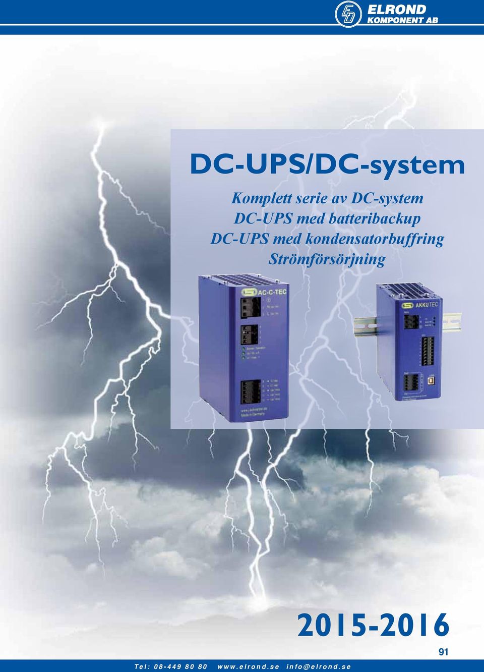 batteribackup DC-UPS med