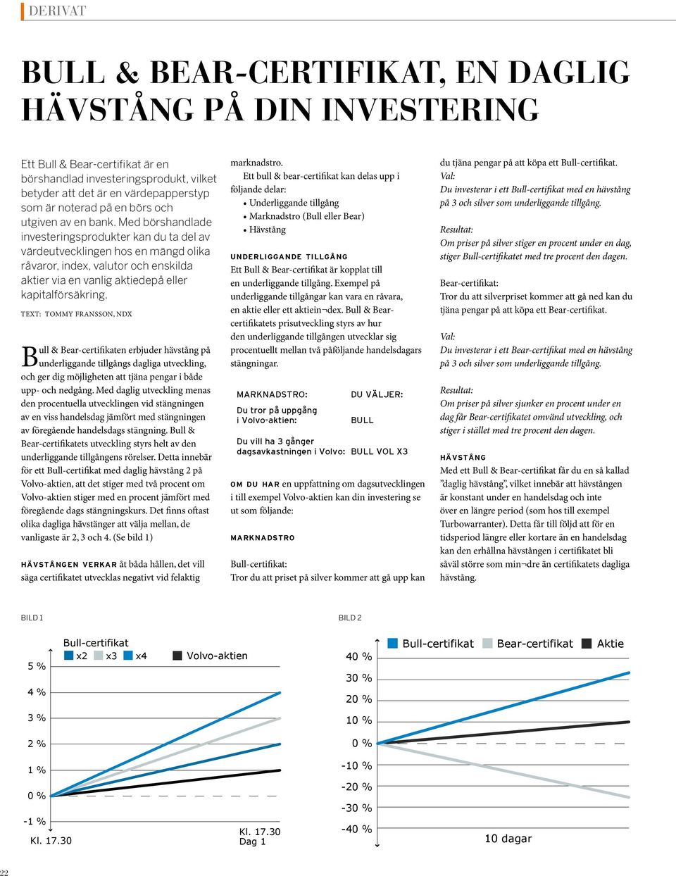 Med börshandlade investeringsprodukter kan du ta del av värdeutvecklingen hos en mängd olika råvaror, index, valutor och enskilda aktier via en vanlig aktiedepå eller kapitalförsäkring.