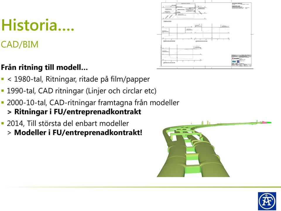 film/papper 1990-tal, CAD ritningar (Linjer och circlar etc) 2000-10-tal,