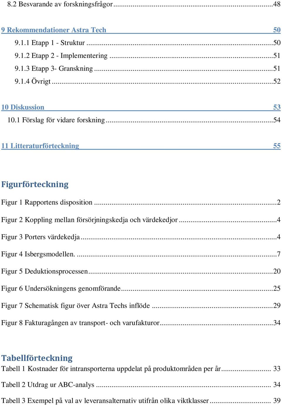 ..4 Figur 3 Porters värdekedja...4 Figur 4 Isbergsmodellen....7 Figur 5 Deduktionsprocessen... 20 Figur 6 Undersökningens genomförande... 25 Figur 7 Schematisk figur över Astra Techs inflöde.