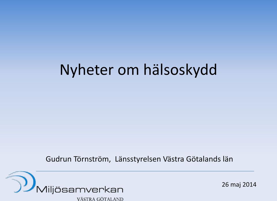 Länsstyrelsen Västra