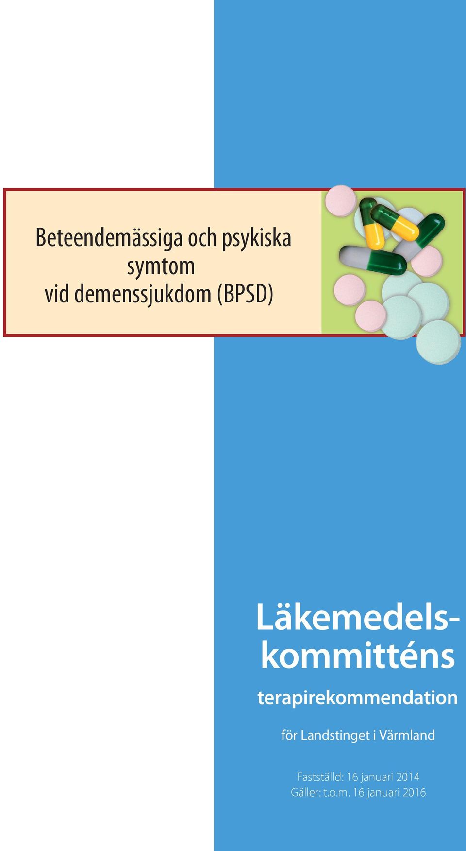 terapirekommendation för Landstinget i