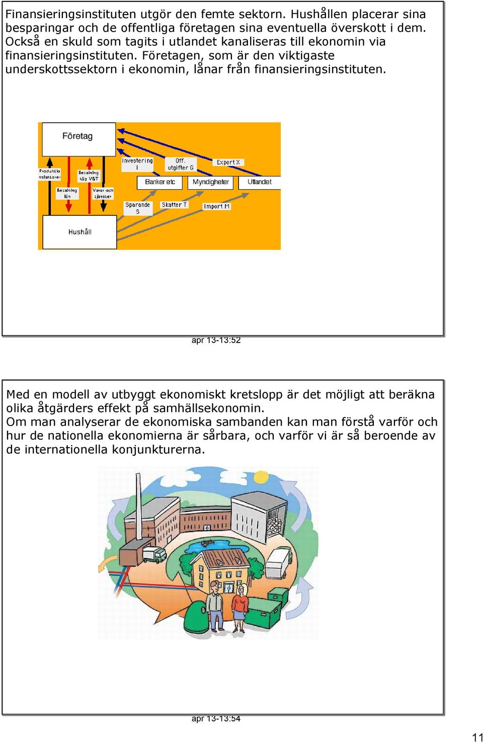 Företagen, som är den viktigaste underskottssektorn i ekonomin, lånar från finansieringsinstituten.