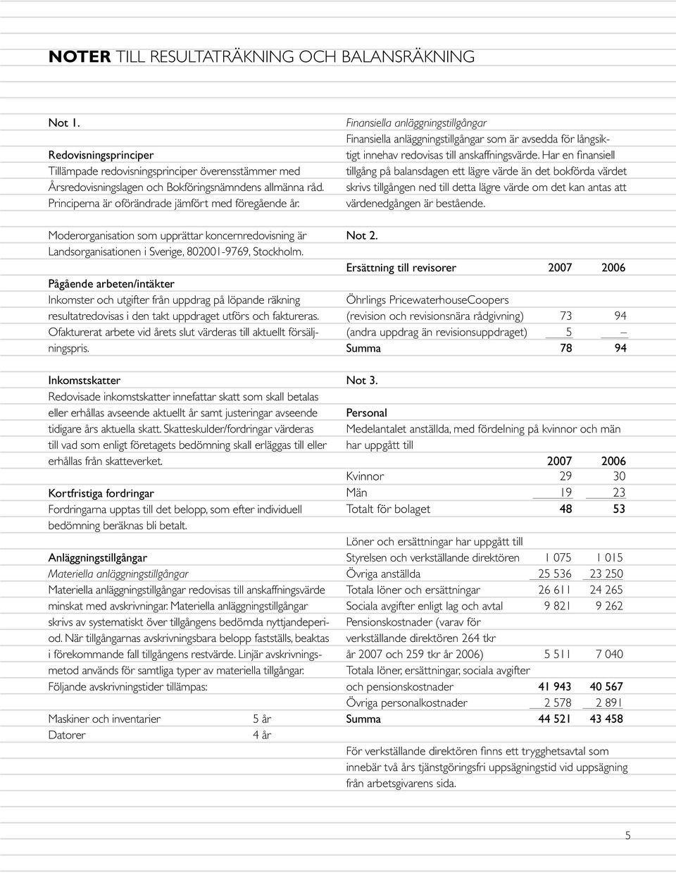 Pågående arbeten/intäkter Inkomster och utgifter från uppdrag på löpande räkning resultatredovisas i den takt uppdraget utförs och faktureras.