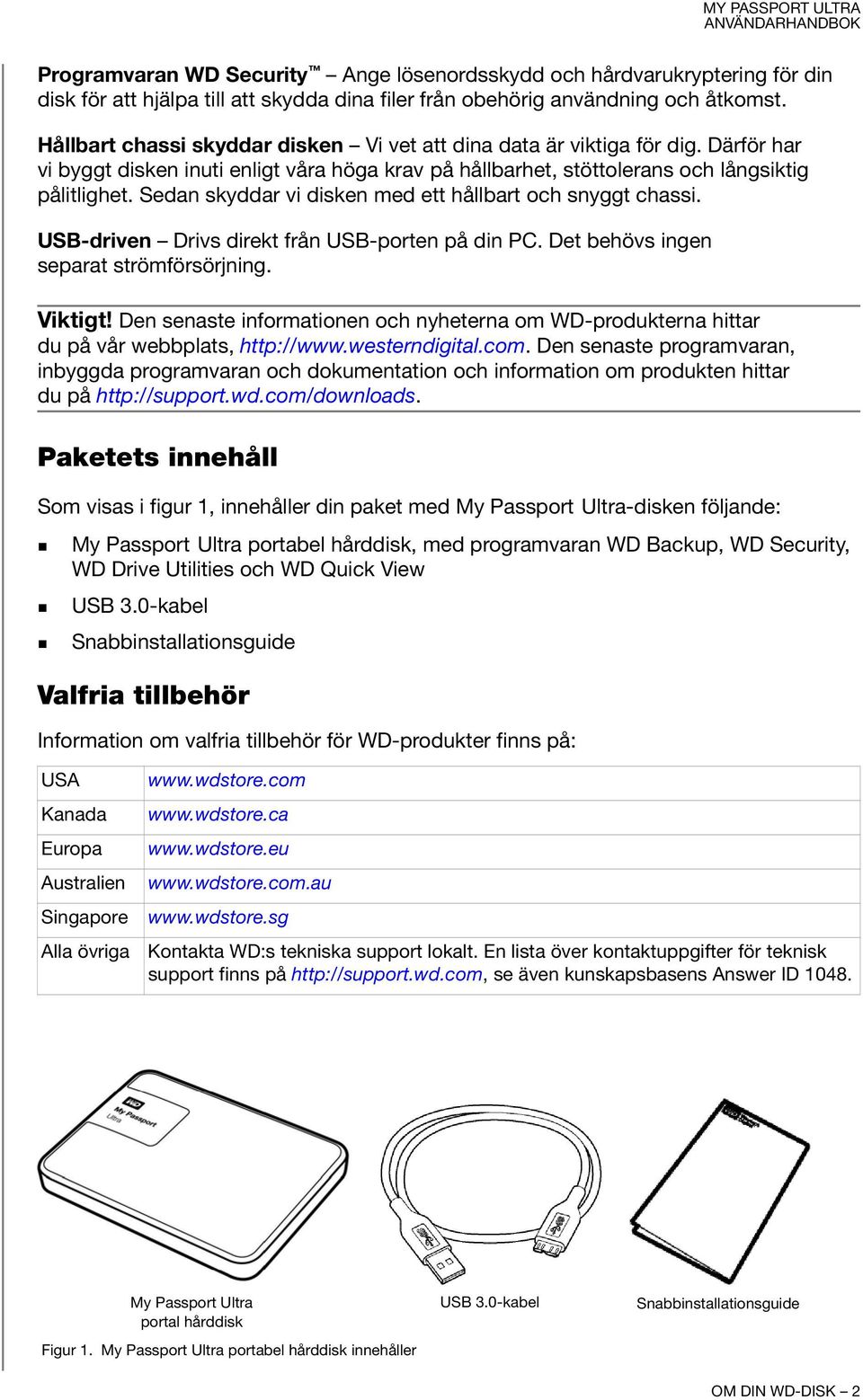 Sedan skyddar vi disken med ett hållbart och snyggt chassi. USB-driven Drivs direkt från USB-porten på din PC. Det behövs ingen separat strömförsörjning. Viktigt!