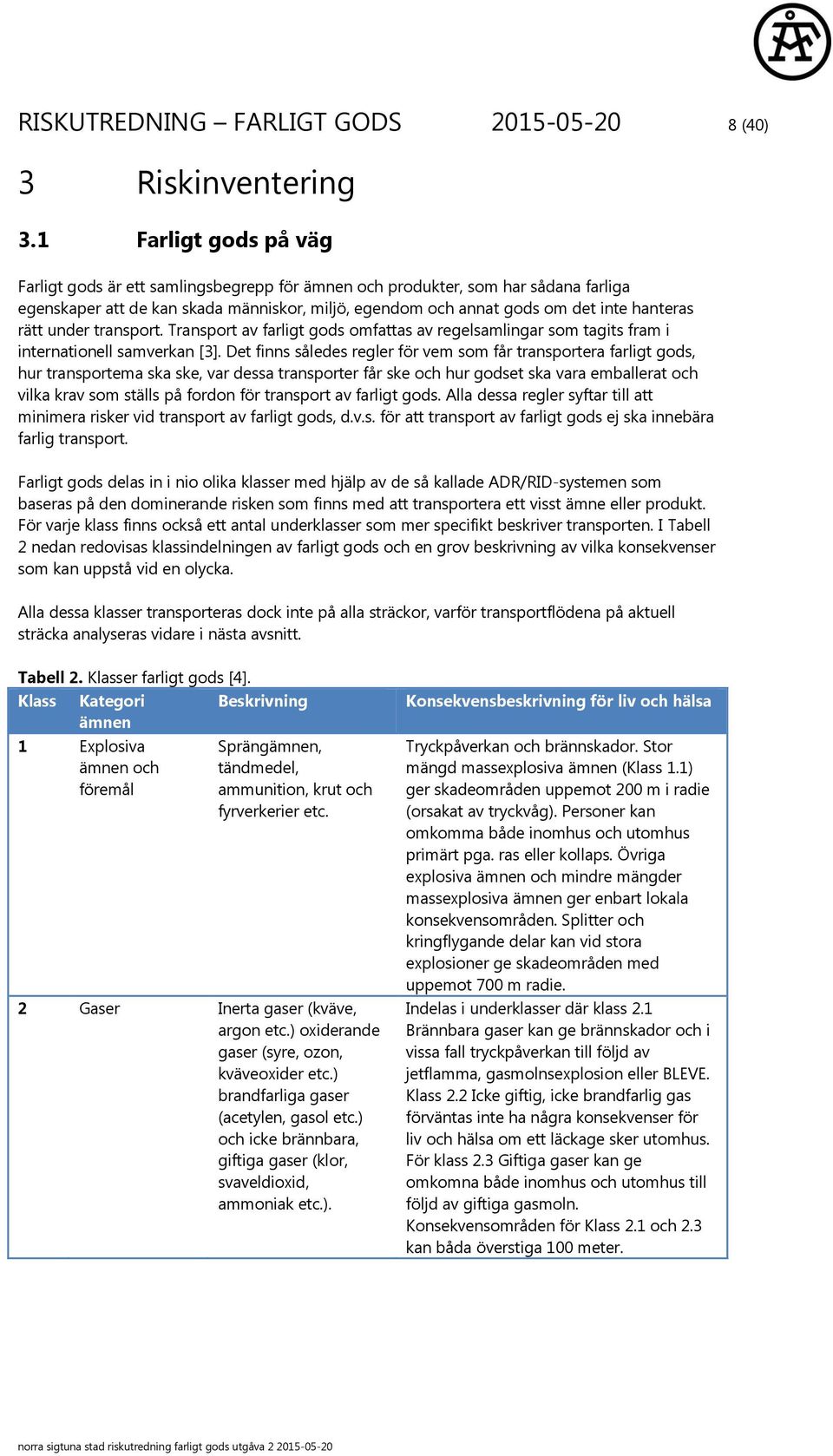 rätt under transport. Transport av farligt gods omfattas av regelsamlingar som tagits fram i internationell samverkan [3].