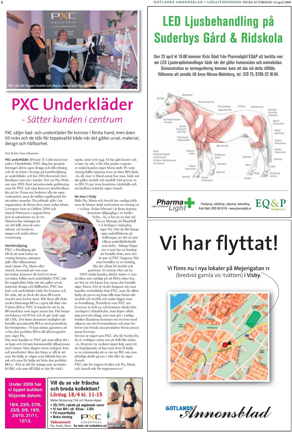 Demonstration av termografering kommer även att ske vid detta tillfälle. Välkomna att anmäla till Anna Hörsne-Malmborg, tel: 370 75, 0705-22 18 04.