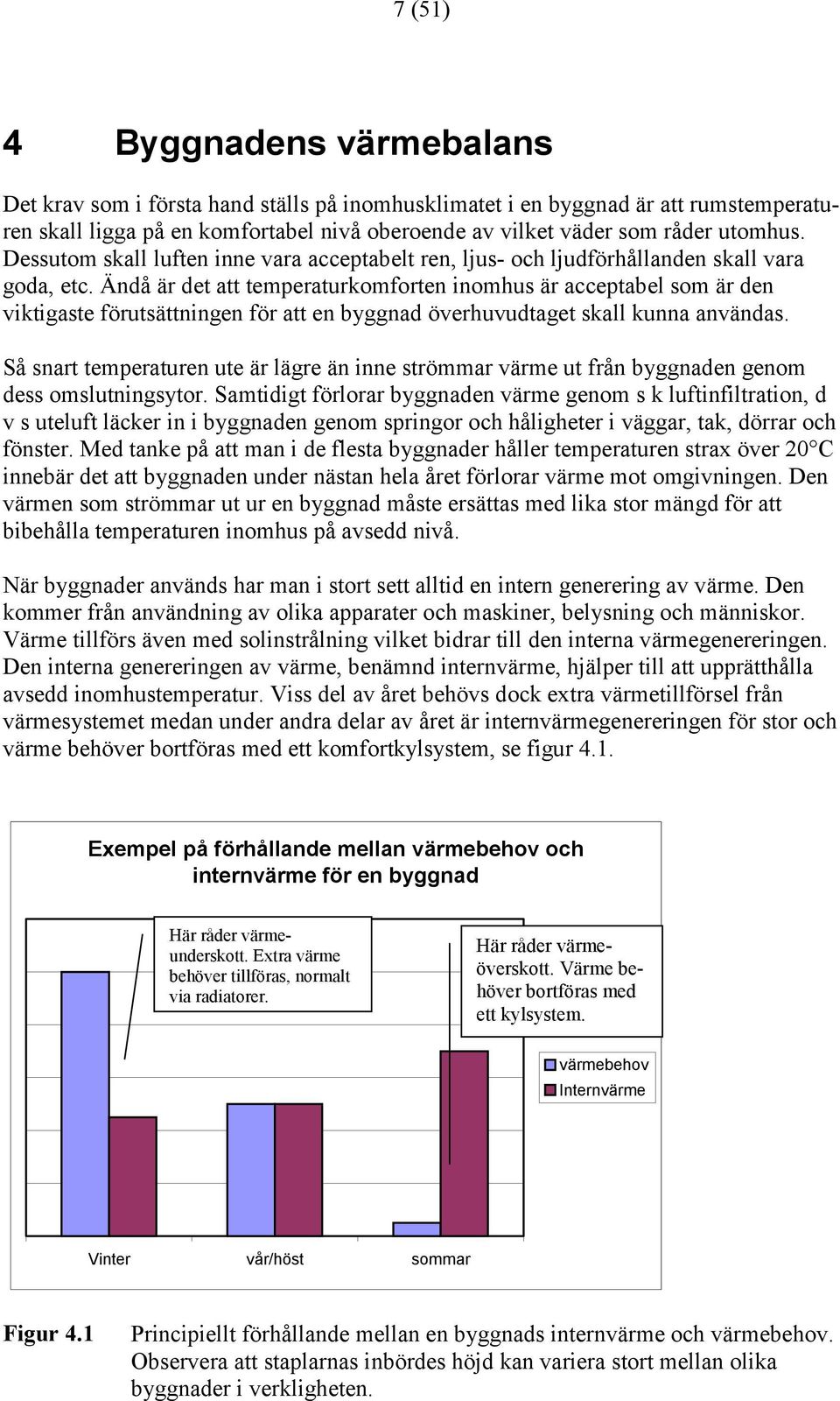 Ändå är det att temperaturkomforten inomhus är acceptabel som är den viktigaste förutsättningen för att en byggnad överhuvudtaget skall kunna användas.