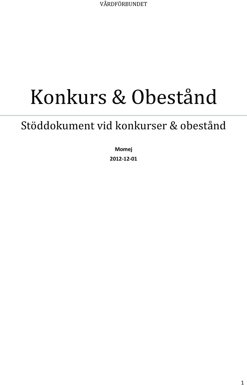 Stöddokument vid