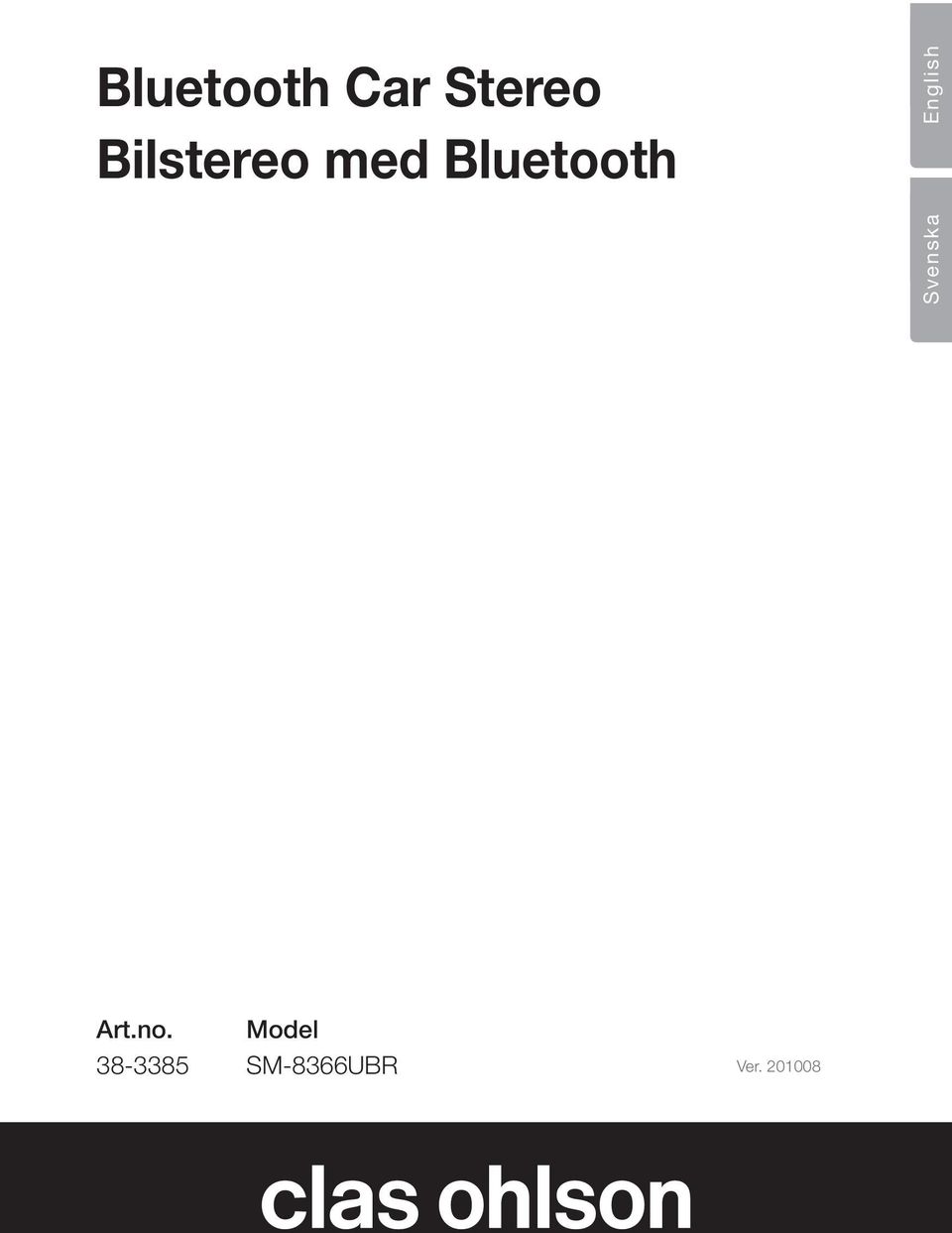 English Svenska Art.no.