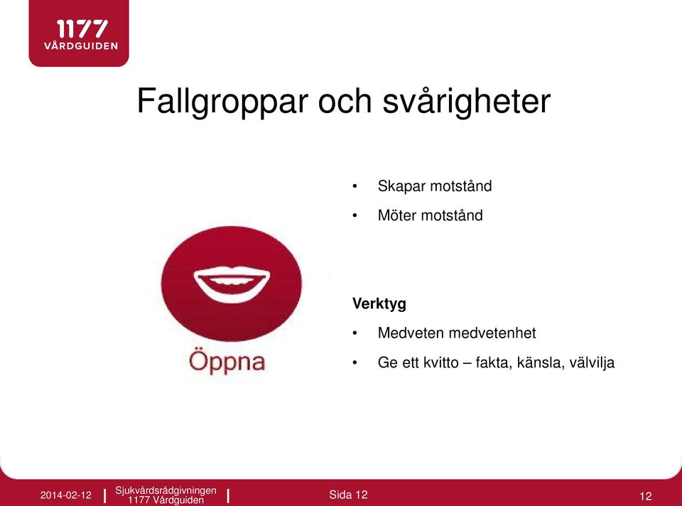 Verktyg Medveten medvetenhet Ge