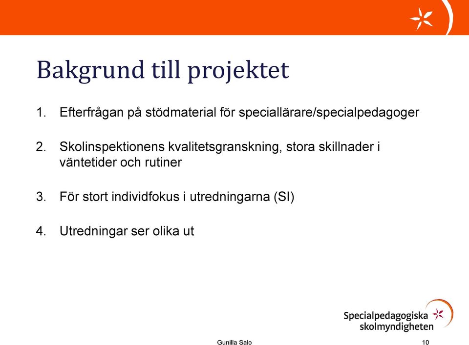 Skolinspektionens kvalitetsgranskning, stora skillnader i